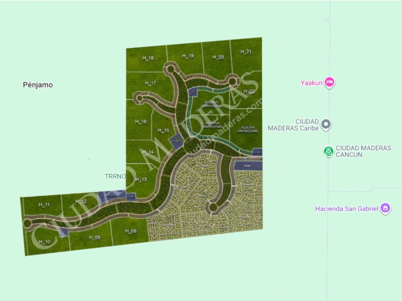 Master Plan de Privada Bosques