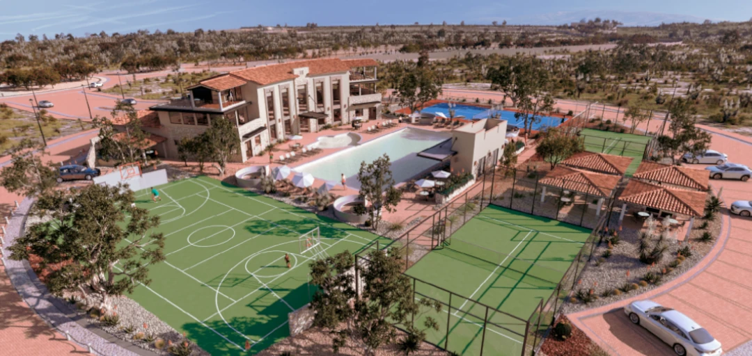 Vista aérea de Ciudad Maderas Hacienda Puebla