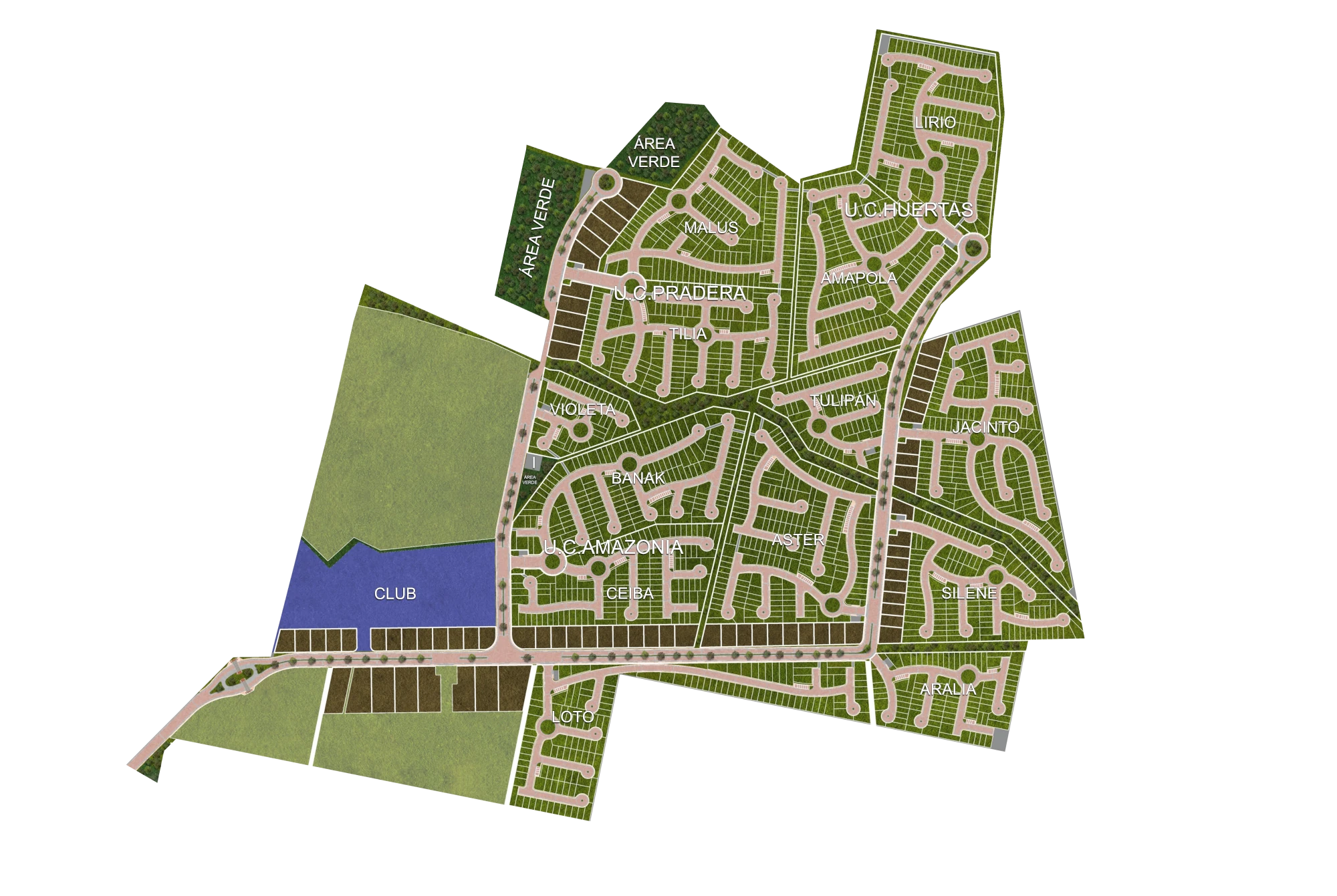 Master Plan de Ciudad Maderas Valle